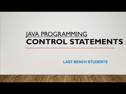 control Statements | JAVA | More usefull content in description👇| @LastBenchStudents3 #videos #java