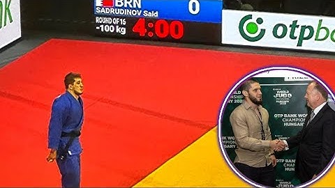 Islam Makhachev at Judo World Championship/Sadrudinovj Fight