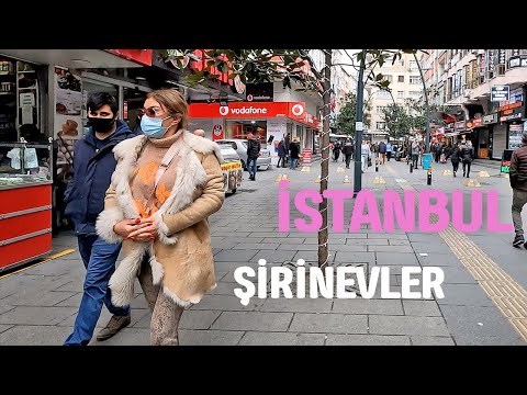 Istanbul Şirinevler Walking Tour 13 january 2022/4k UHD 60fps