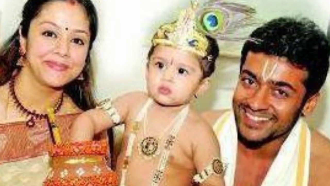 Tamil Actor surya jyothika enjoying with His family members unseen