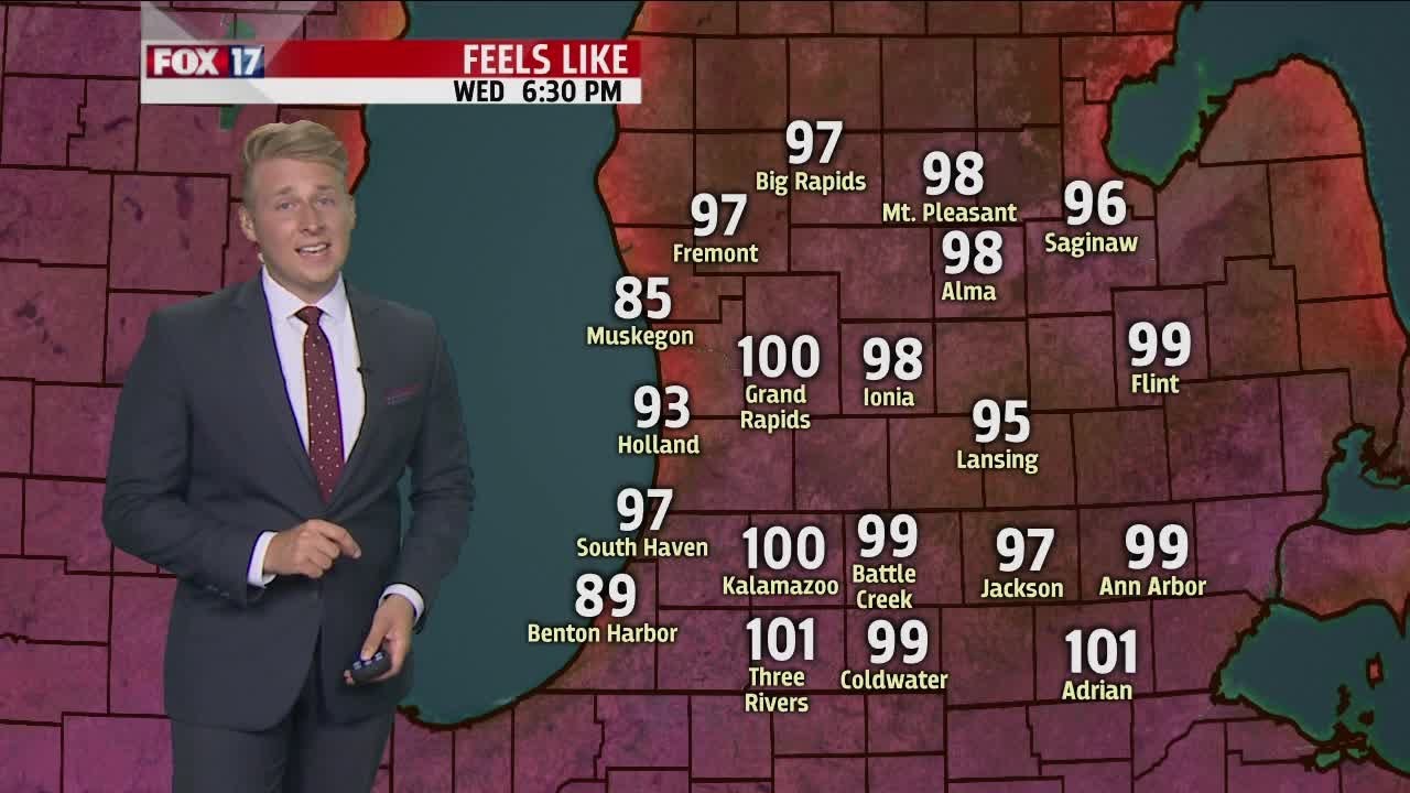 Another hot day with isolated rain - YouTube