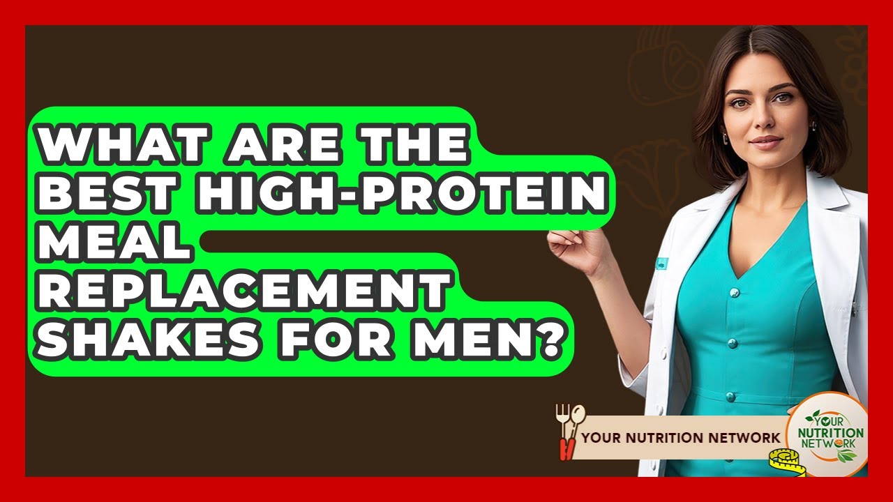 What Are The Best High-protein Meal Replacement Shakes For Men? - Your Nutrition Network