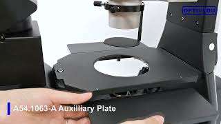 OPTO EDU A14.1063 Inverted Optical Microscope , Phase Contrast Microscope Magnification 4x