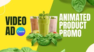 Creative product promo in canva l Animated product slideshow l video ad in canva