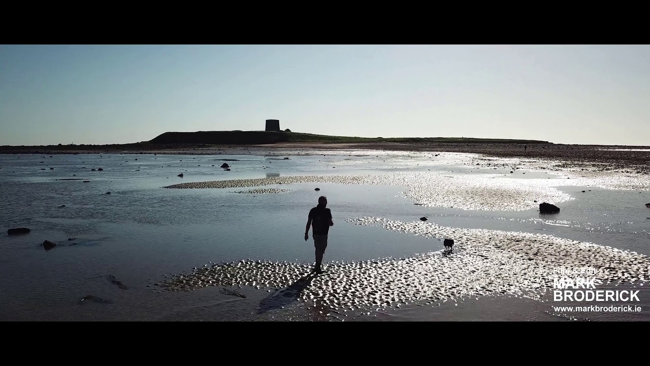 Walking to Shenick island in Skerries