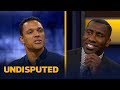 Tony gonzalez and shannon discuss who was a better te while comparing gronk and kelce  undisputed