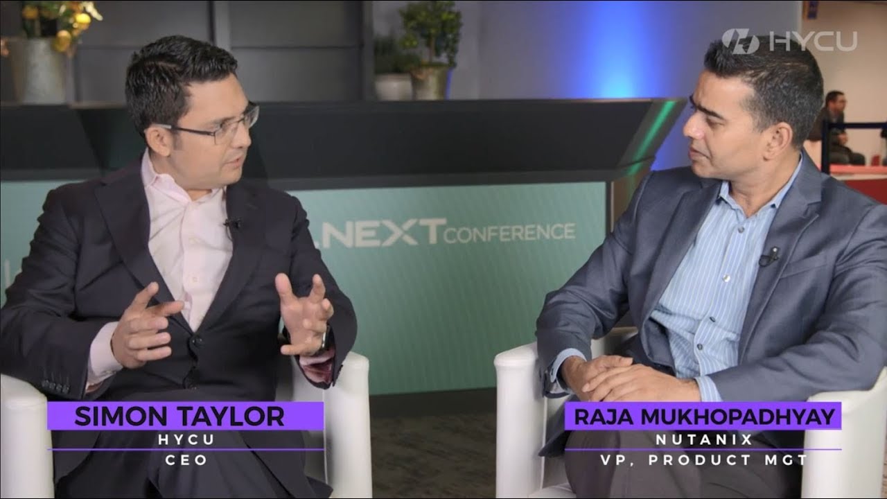 Simon Raja Raja Mukhopadhyay and Simon Taylor Talk About HYCU and Nutanix ...
