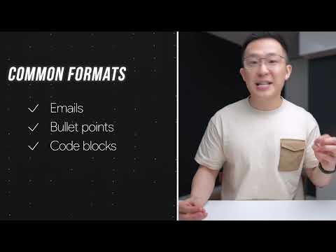 A still from the video Master the Perfect ChatGPT Prompt Formula (in just 8 minutes)! by Jeff Su