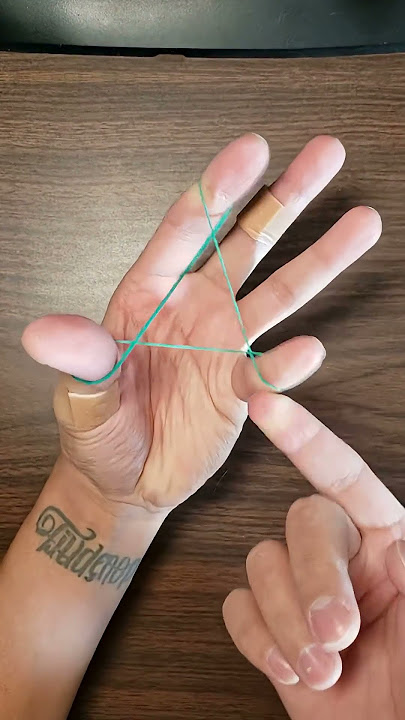 How To Make A Star With A Rubber Band | The Easiest Way!