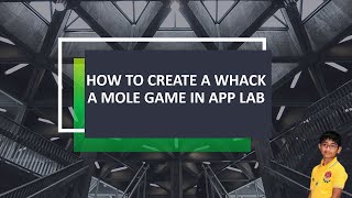 How to create a whack a mole game in app lab