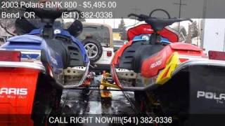 2003 Polaris Rmk 800 Rmk For Sale In Bend, Or 97701 At Just