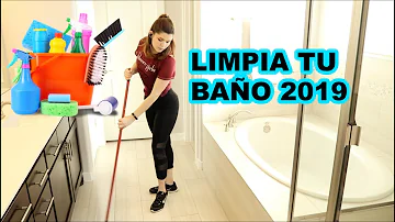 ¿Deberías usar lejía para limpiar el baño?