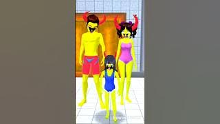 Swimsuit with out heads transfer to zombies ☠️🙅🥳😋#sakuraschoolsimulator #filtercheleng#viralvedio