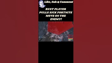 When A FORTNITE Expert Plays RUST ! #shorts #fortnite #rust