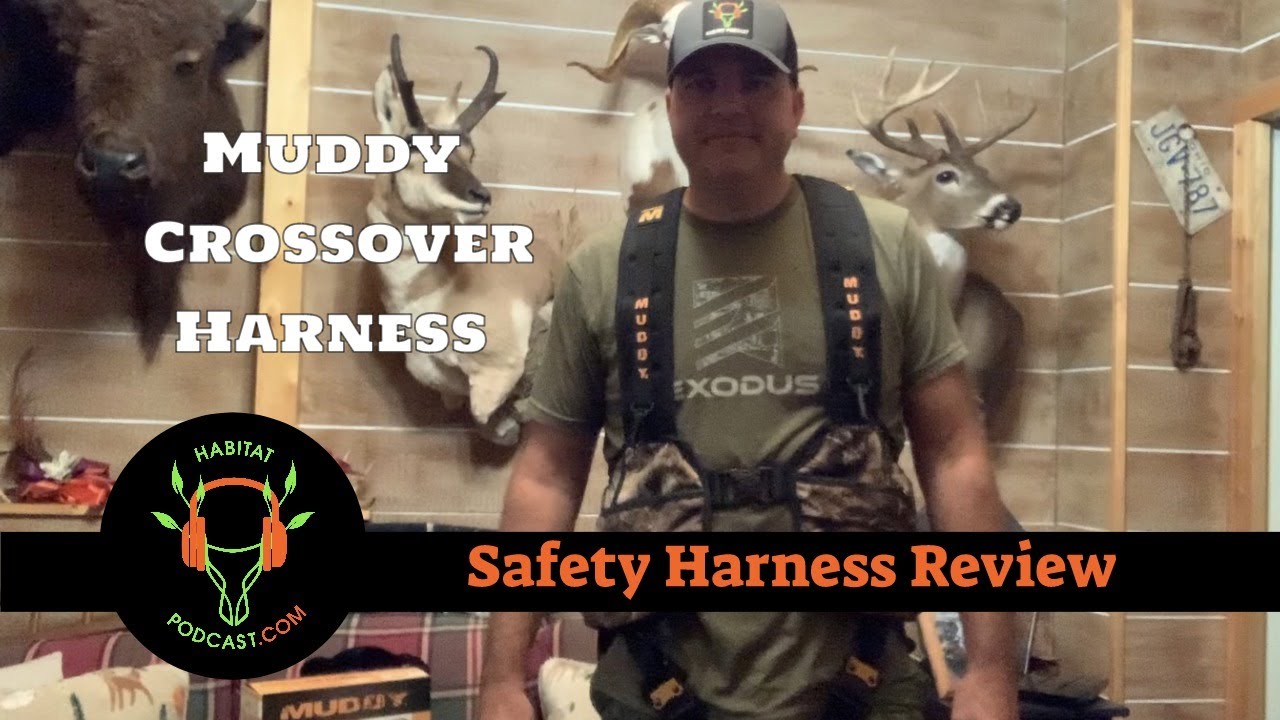 Muddy Crossover Safety Harness Review Habitat Podcast Bowhunting Deer Hunting Binoculars Bino