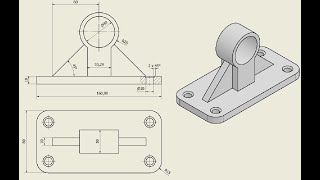 Inventor 2022. Uso de nervios, pieza simple