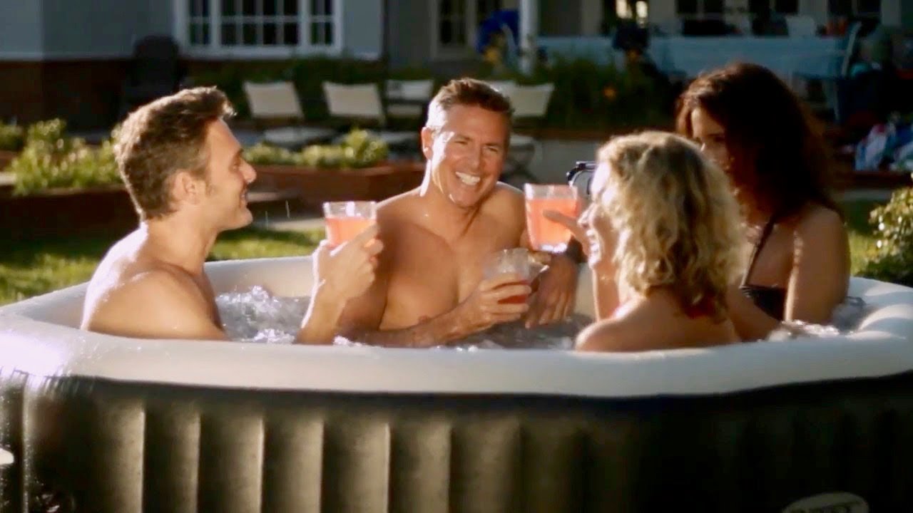 Water Portable, Inflatable Hot Tub - Intex PureSpa Deluxe - Nice!