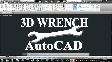 How To draw 3D Spanner Wrench | AutoCAD Tutorial | Techno Sync