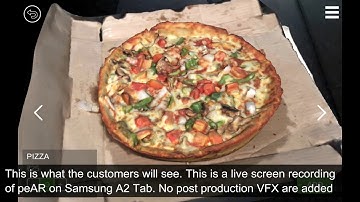 peAR Introduction Video | Augmented Reality Food Menu | AR / VR Startup in India