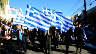 Ohi Day Parade By The Federation Of Hellenic Societies, Astoria, Ny-Part I