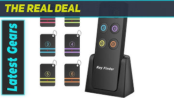 Segauin Wireless Key Finder Locator: Best Key Tracker with 85DB Beeping Sound!