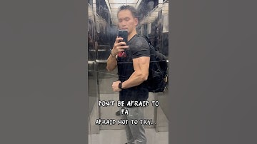 Dont be afraid to fail, afraid not to try... #youtubeshorts #youtube #fitness #dubai #vegan #reels