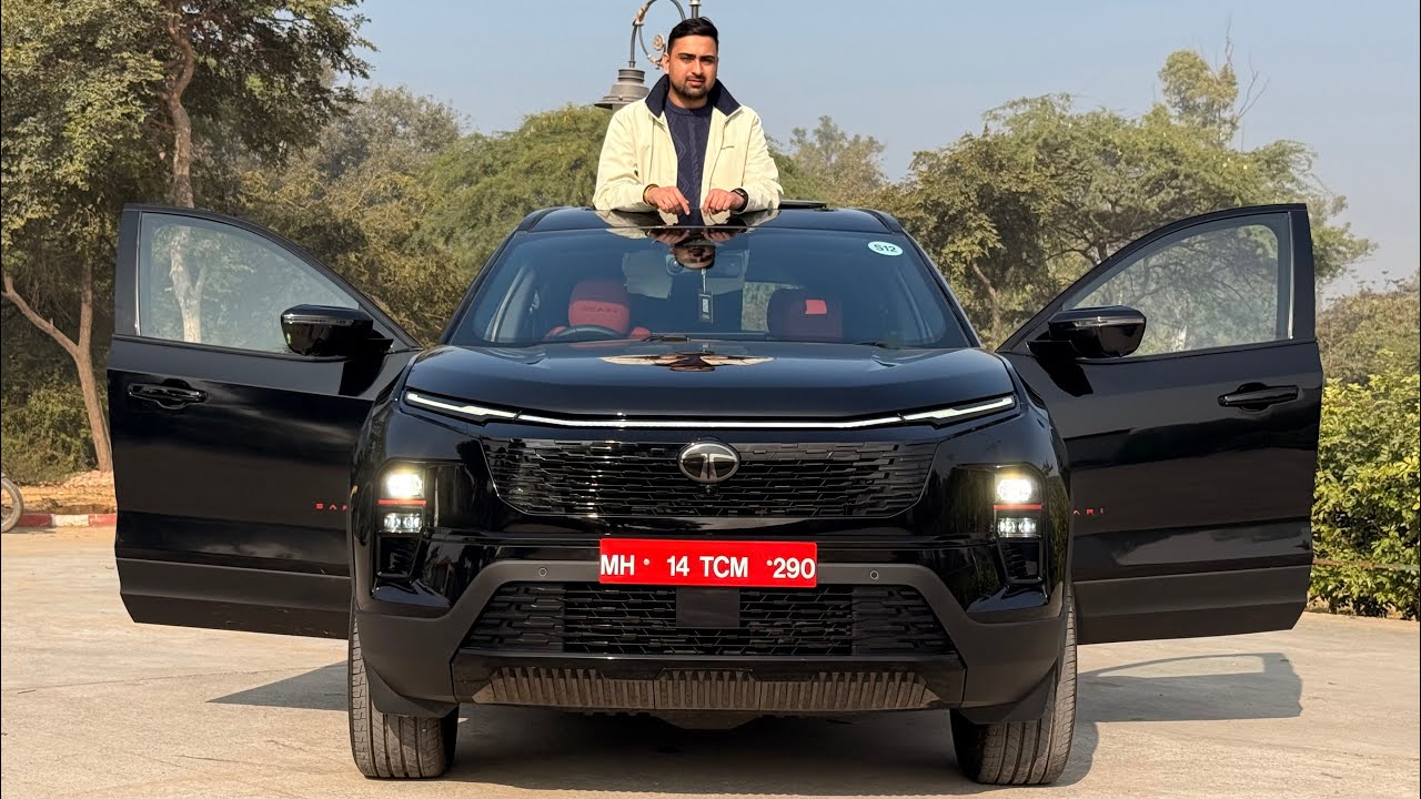 New Tata Safari Petrol 2026 🔥 1.5L Turbo Petrol | Black Colour - Top Model 