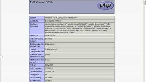 Configuring FastCGI on IIS7 to host PHP Applications Part 2