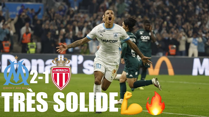L'OM RENVERSE MONACO AU BOUT DE LA SOIREE !! Débrief OM 2-1 AS Monaco