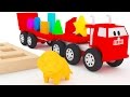 Learn shapes with the red car and Dino the Dinosaur | Educational cartoon for children & toddlers