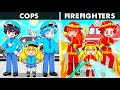 The Squad Gets Adopted By COPS Vs FIREFIGHTERS In Roblox Brookhaven RP!