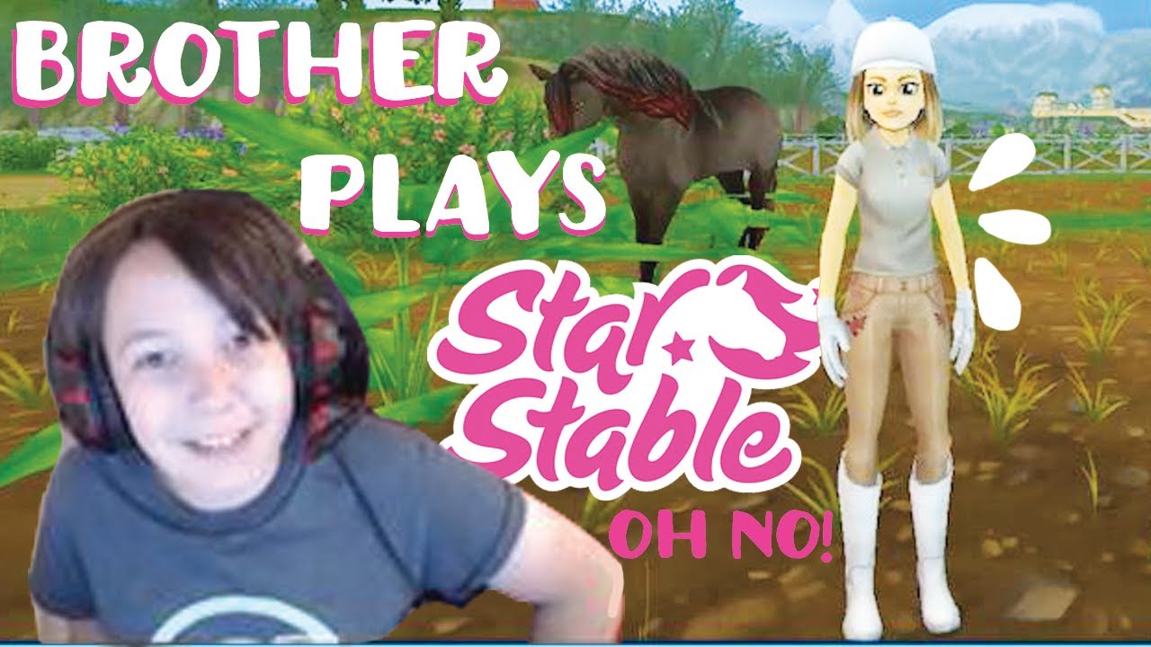 My Little Brother Plays Star Stable For The First Time || Never Again! || Star Stable Online || SSO