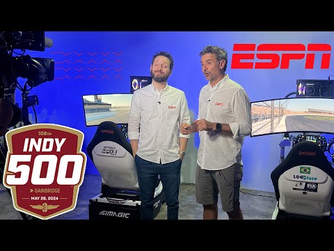 INDY 500 no Simulador! ESPN com Tony Kanaan e Christian Fittipaldi