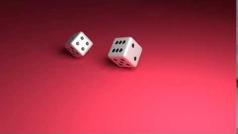 3D Rolling Dice by Blender