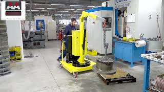 AXA Flexlifting 01B5P Max Load 500kg Mini Counterbalanced Floor Crane WithPushButtonPendant  Station