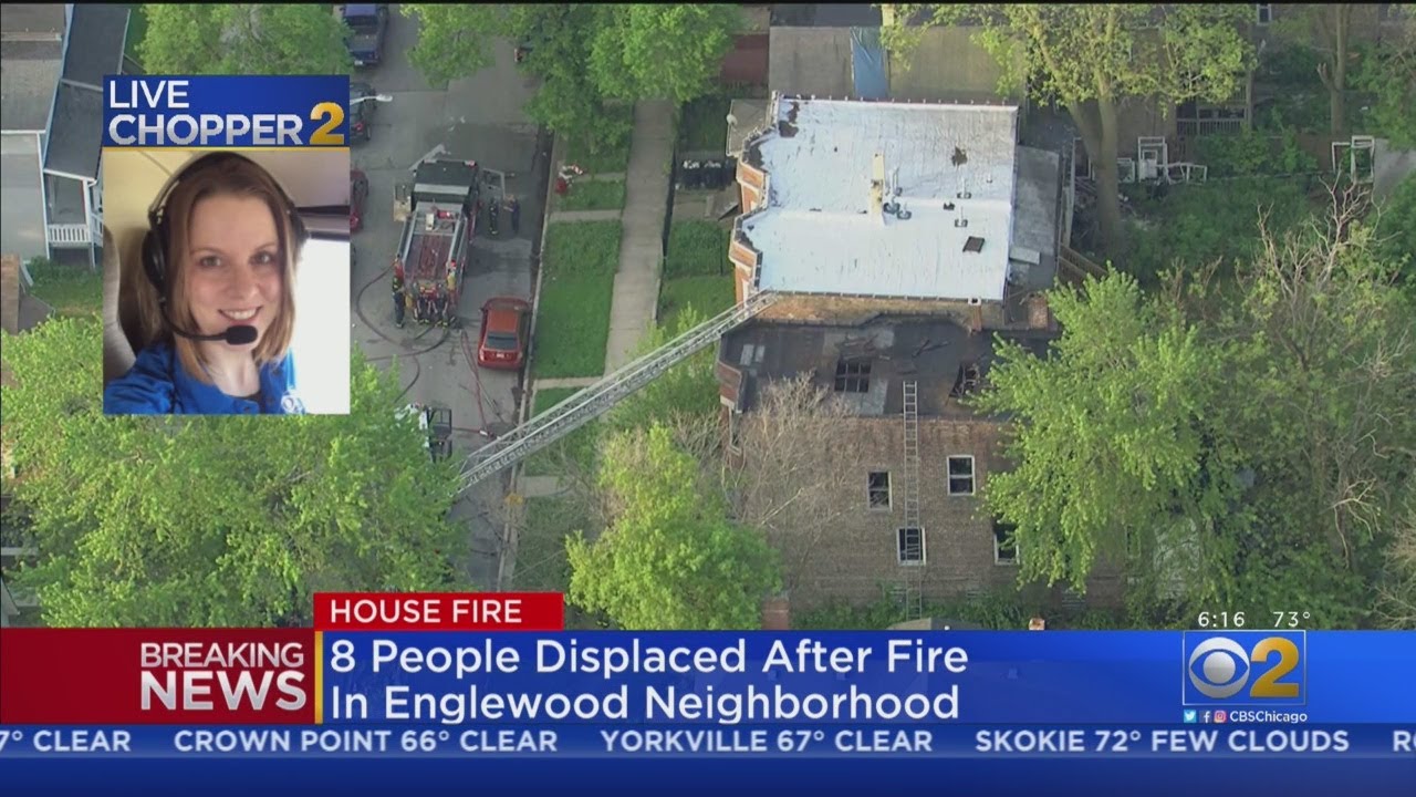 8 People Displaced After Fire In Englewood - YouTube