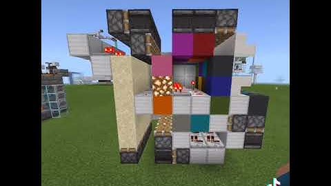 Minecraft Color Combination Lock