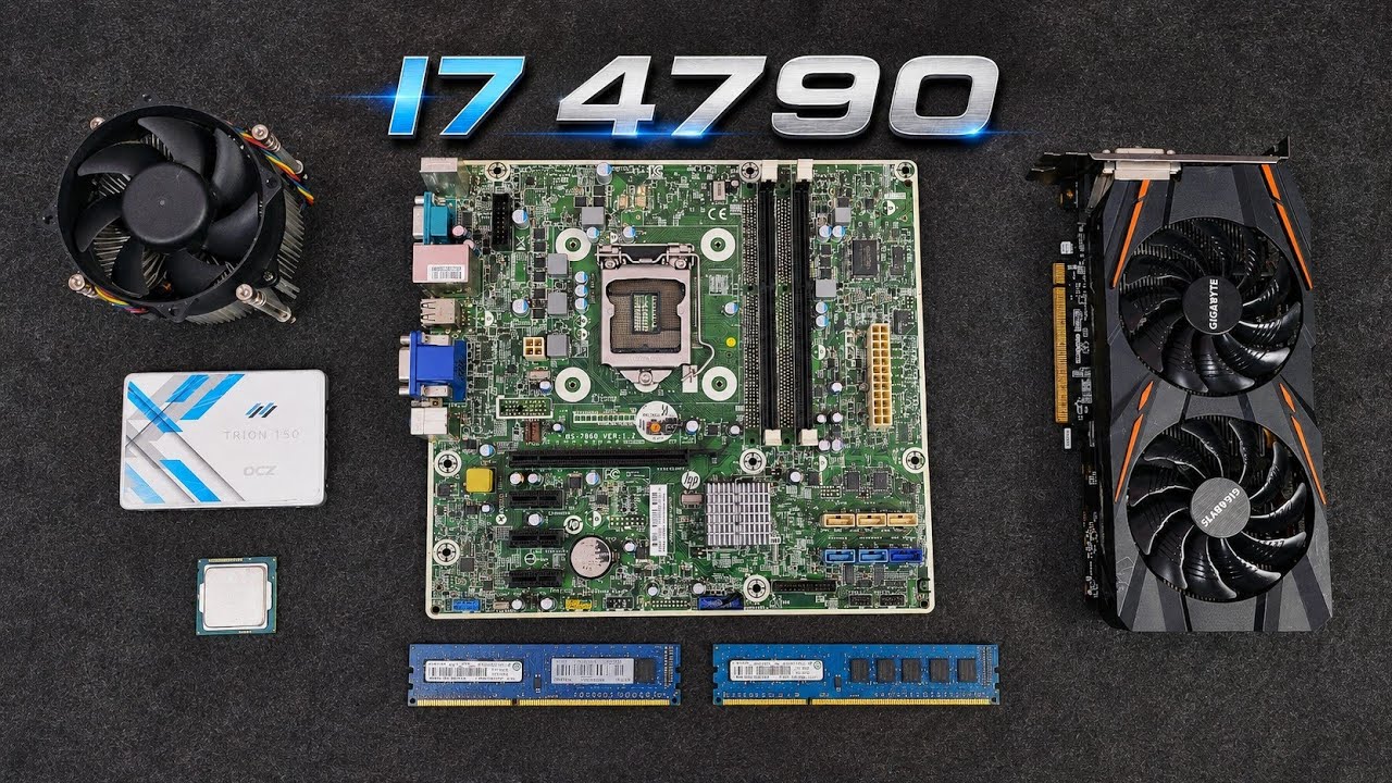 I7 4790 + RX 570 Low Budget Build Gaming PC - YouTube