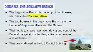 2 AP Gov    Unit 2 Digital Notebook  Interactions Among the Branches of Government   Legislative Bra