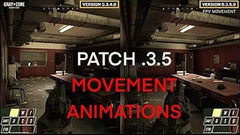 Patch 0.3.5.0 - Huge Movement & Animation Changes 