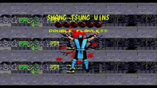 Mortal Kombat 2 (Sega Genesis) - Pit II Stage Fatality on all other stages