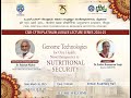 Genome Technologies for One Health:Novel therapeutics to NUTRITIONAL SECURITY