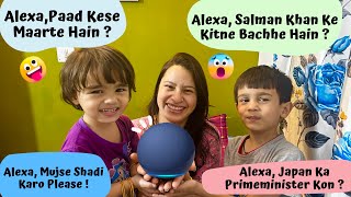 Asking ALEXA Funniest Controversial Questions 🤣 With Family @NegiFamily