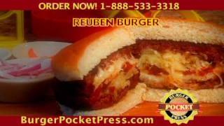 Burger Pocket Press - Stuffed burger Maker - Commercial
