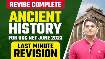 UGC NET June 2023 | Ancient History Last Minute Revision | NET 2023 Paper-2 History by Shiv Sir