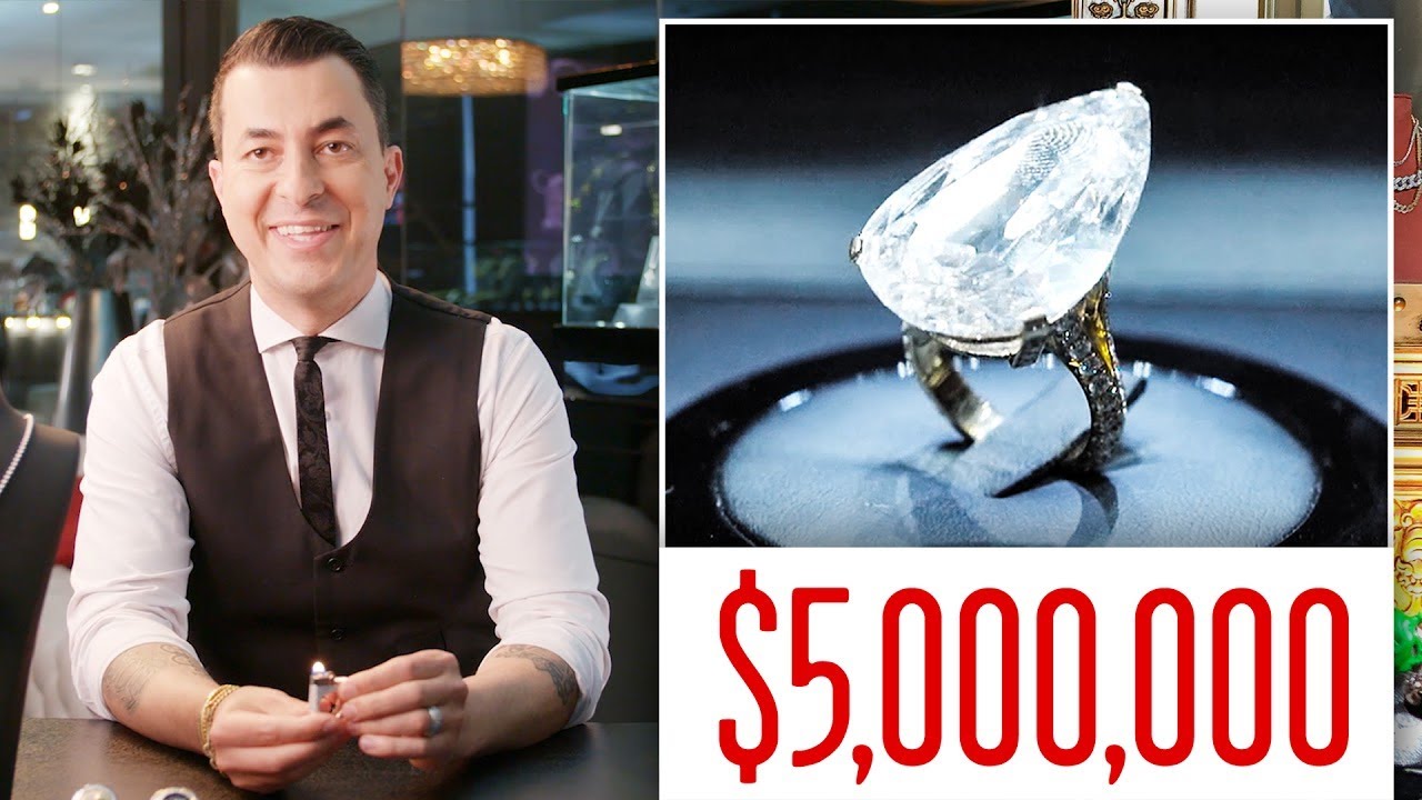 Expert Jeweler Jason of Beverly Hills shows off his insane Jewelry Inventory