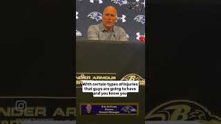 Ravens GM Eric DeCosta speaks on drafting players with injuries #ravensflock  #nfl #explore