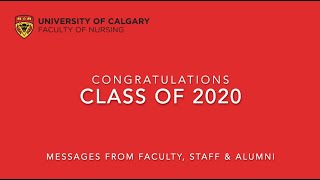 Celebrity Congratulations UCalgary Nursing Class of 2020 Wealth