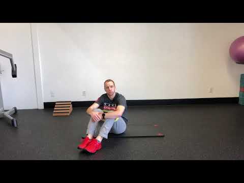 Glute Bridge with Band Above Knees