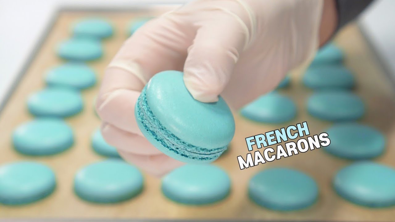 How to make Perfect French Macaron Shells (Hand Mixer) 완벽한 프렌치 마카롱 꼬끄